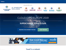 Tablet Screenshot of cloudexpoeurope.com